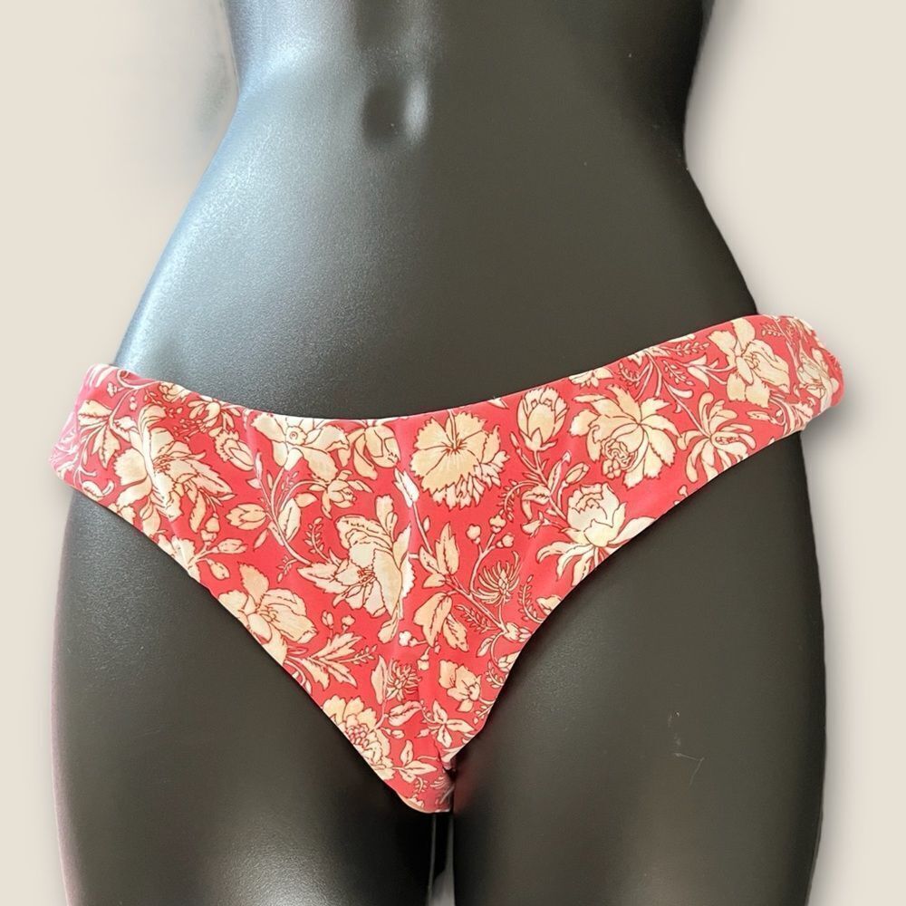 Pink floral bikini bottom various size , NWT